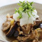 豚肉とナスの梅風味炒め