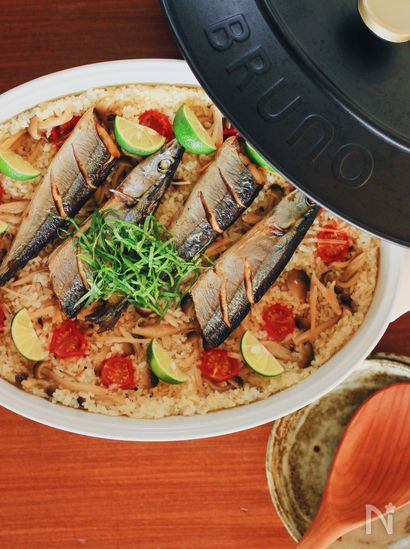 ＜BRUNO＞さんまとすだちの和風パエリア