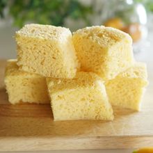 低糖質　簡単まぜてレンジでチンするだけ！おからレモン蒸しパン