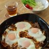 [夏に食べたい！ワンパンロコモコ丼]切り干し大根で腸活もの工程3