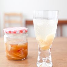 新生姜で！ピリリと辛い自家製ジンジャーエール