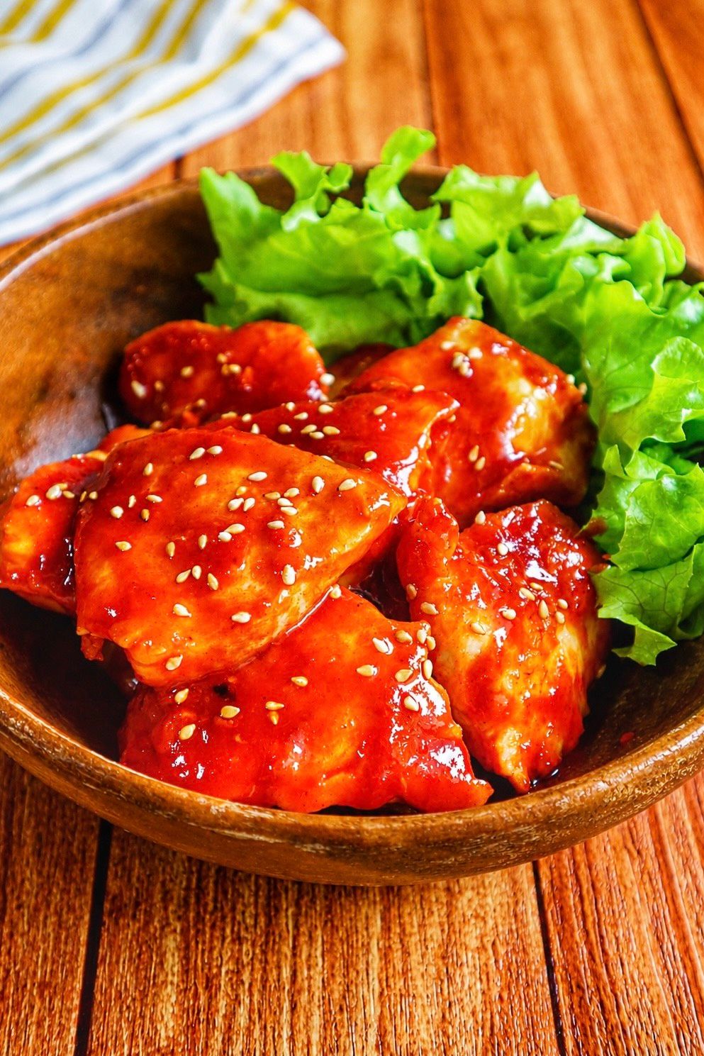 ヤンニョムチキン】鶏むねでもしっとり柔らか♡ | レシピサイトNadia