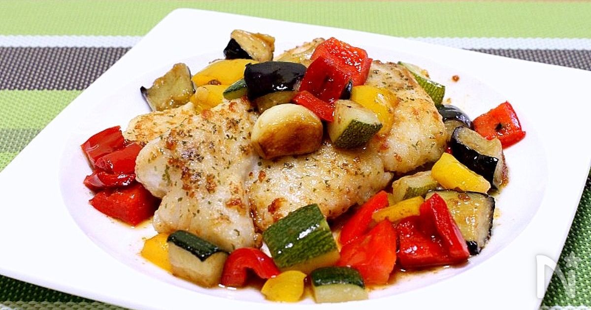 タラのソテー イタリアン野菜添え By かめきちパパ レシピサイト Nadia ナディア プロの料理家のおいしいレシピ