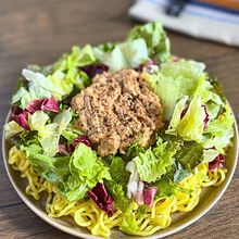 【簡単10分】レタスたっぷり！ツナごまサラダ麺