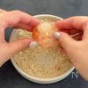 〖 時短ワザ 〗ライスペーパー海老カツの工程2