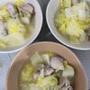 yの作ってみた!投稿(ほっこりあったか♡鶏もも肉と白菜のにんにく入り旨だし煮)