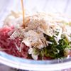 冷めても美味しい『青じそ』香る豚つみれの工程2