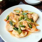 チキン南蛮風・ねぎソース
