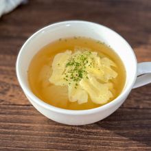 レンジで6分♪【とろとろ新玉ねぎスープ】