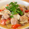 鶏もも肉とあさりとトマトの酒蒸しの工程6