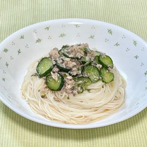 キャピタンの作ってみた!投稿(夏はそうめん♡あっという間に！『鯖のさっぱり薬味そうめん』)