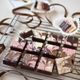 マーブル模様のチョコが可愛い！しっとりリッチ生地のブラウニー