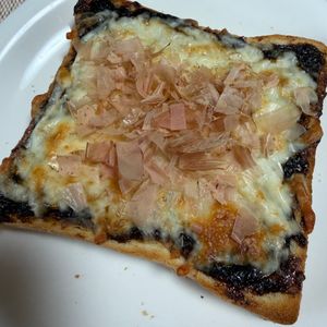 ゆっこの作ってみた!投稿(のり佃煮で和トースト)