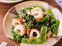 【ちくわと小松菜の中華和え】パパッと完成！あと１品に♪
