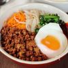 とろ〜り半熟たまご乗せ♡【肉味噌ビビンバ丼】の工程3