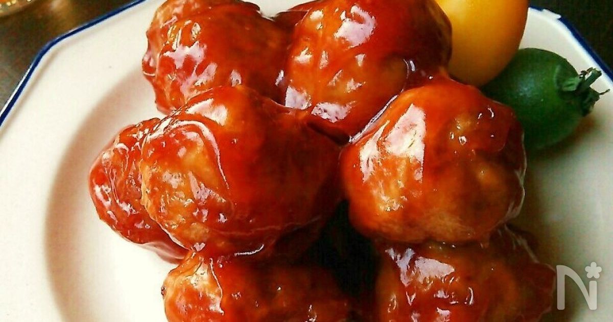 運動会にも♪カリッふわ～ジューシー肉団子♪