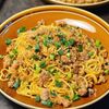 【豚そぼろの辛焼きそば】ピリ辛×香味で食欲そそる!