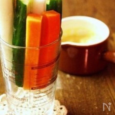 野菜で満腹 味噌マヨディップの野菜スティック By 北嶋佳奈 レシピサイト Nadia ナディア プロの料理家のおいしいレシピ