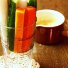 野菜で満腹*味噌マヨディップの野菜スティック