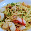 まゆのの作ってみた!投稿(海鮮ガーリック塩だれ焼きそば)