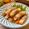 のりのり🐾🎀🤍の作ってみた!投稿(とろ~りチーズがたまらない♪厚揚げ大葉肉巻き)