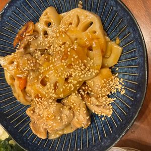 1169387の作ってみた!投稿(『鶏むね肉とれんこんの甘酢あん』甘酢が絡んでご飯がススム♪♪)