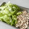 【レタスと鶏むね肉の塩昆布サラダ】むくみ解消、腸活にの工程2