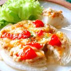 のせて焼くだけ簡単♡【新玉ねぎのとろけるツナチーズ焼き】