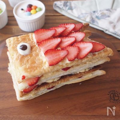 鯉のぼりミルフィーユ