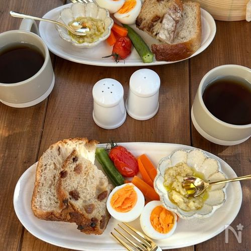 【せいろで朝食】塩麹ディップモーニング