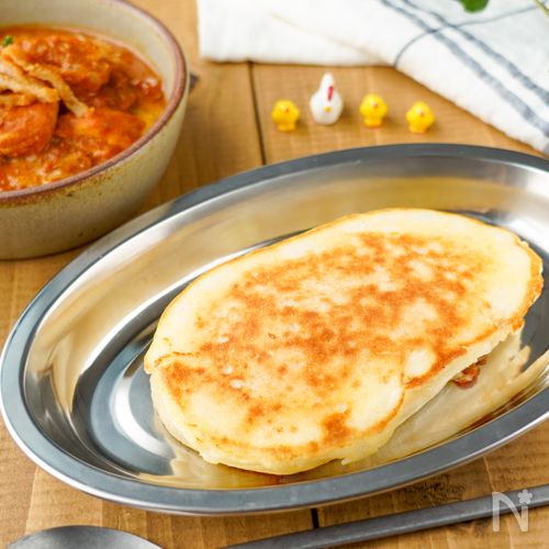 【簡単なのに絶品すぎる！】もちっとナンとバターチキンカレー