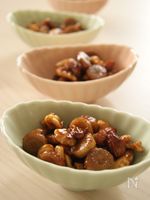 アク抜き&千切り不要！！ナッツとごぼうのコロコロきんぴら