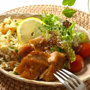 とのちゃまの作ってみた!投稿(【パリパリチキンのレモンバター醤油】男子爆食♪)