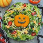 ハロウィンリースサラダ