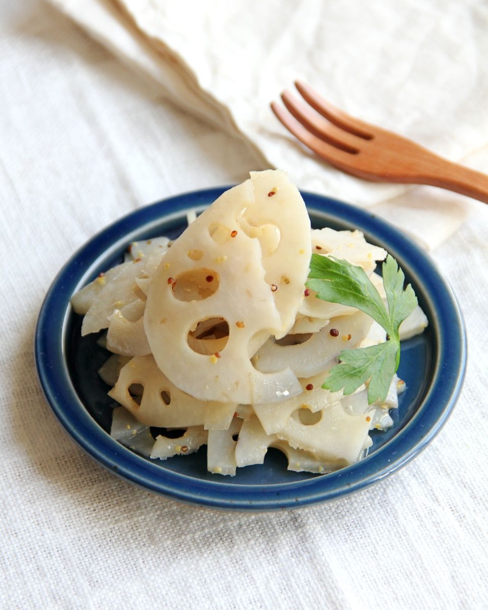 れんこんのハニーマスタード和え《レンジで簡単！》 | レシピサイトNadia