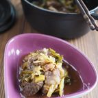 ごはんがすすむ！牛肉と長ネギの生姜煮込み