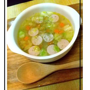 チョロリスの作ってみた!投稿(【白いほっこりミネストローネ】トマトなしで作るやさしい味わい)