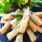 【カニかまチーズのスティック春巻き】何本でも食べられる