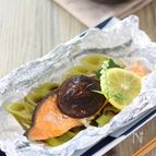 フライパン使用【鮭のホイル焼き】バター醤油味