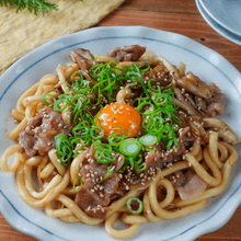 すき焼き風 焼きうどん