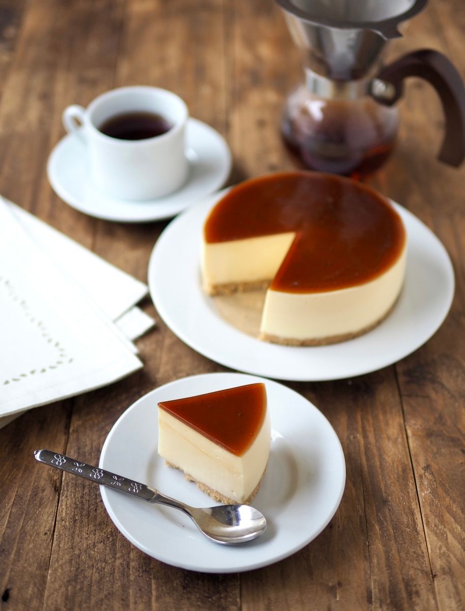 プリンミクスで鬼ラク！！ プリンレアチーズケーキ | レシピサイトNadia