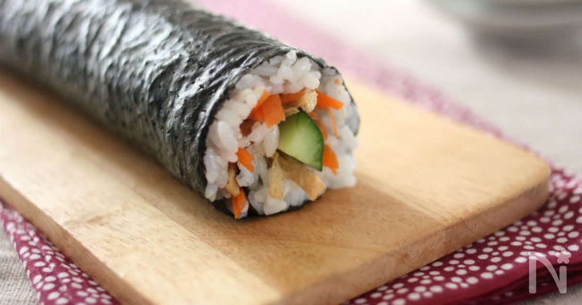 巻きすいらず！手軽に作れる簡単巻きずし