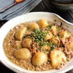 新じゃがのそぼろ煮（動画あり）