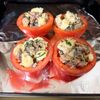 鯖缶で簡単ごちそう🍅バジル香るトマトのファルシの工程2