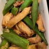 bo-zu3の作ってみた!投稿(5分かからずちょっぱやで完成♡オクラとお揚げのおかか炒め煮)