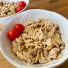 ゆかりの作ってみた!投稿(豚こまと玉ねぎのめんつゆマヨソテー丼)