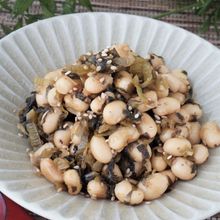 簡単！お酒のおつまみ＆ごはんのお供✿大豆の高菜炒め