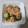 とももの作ってみた!投稿(ポリポリ止まらな〜い♡たたききゅうりの味噌ツナ和え)
