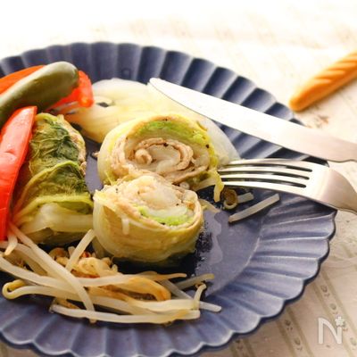 野菜の旨味が凝縮＆ヘルシー♪無水調理deロール白菜
