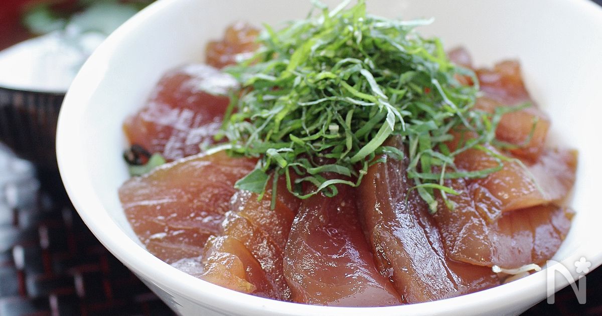 大人風味 山葵がポイント まぐろの漬け丼 By Gonta レシピサイト Nadia ナディア プロの料理家のおいしいレシピ